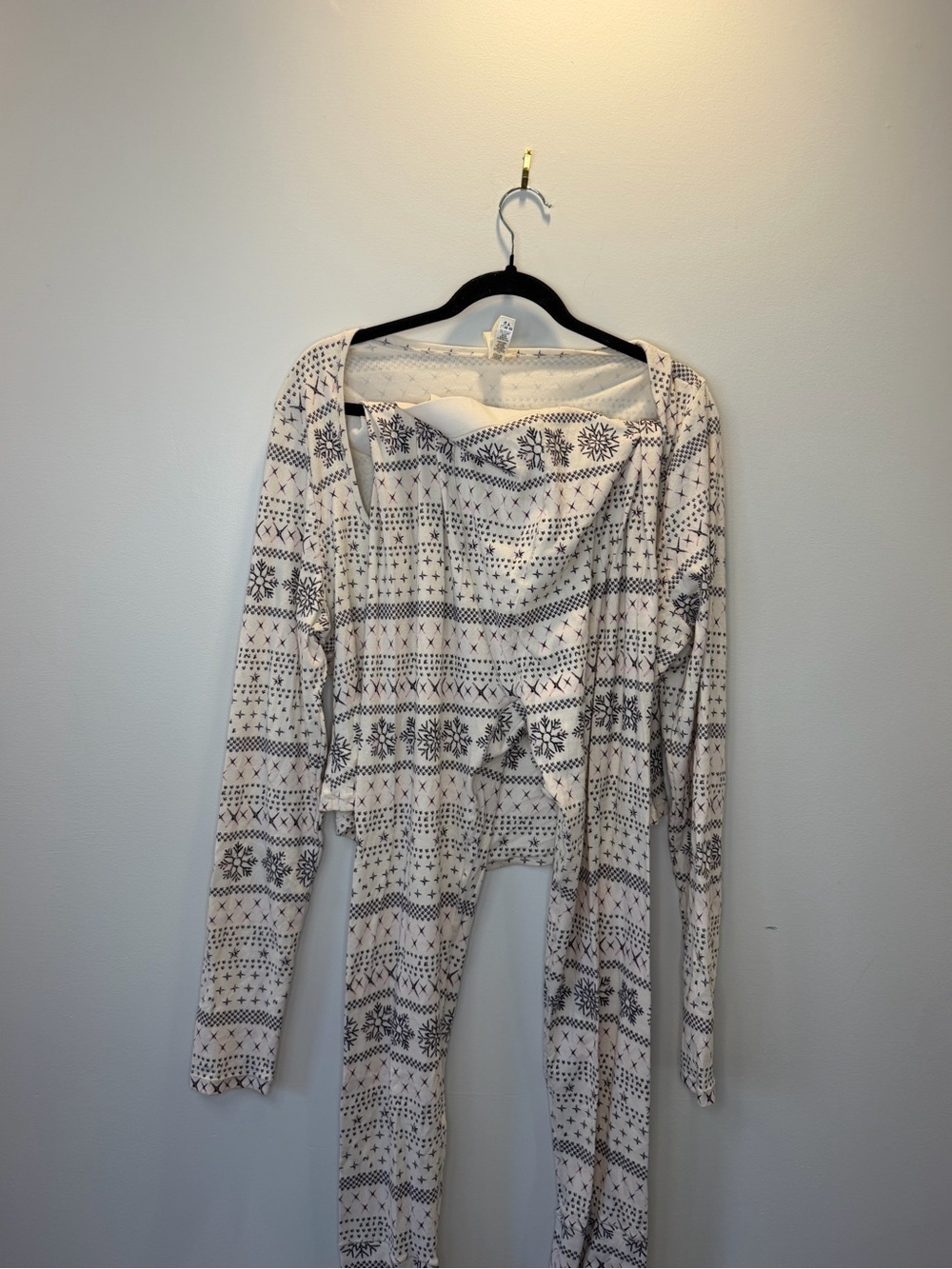 NWT skims Cream Fair Isle set 4X